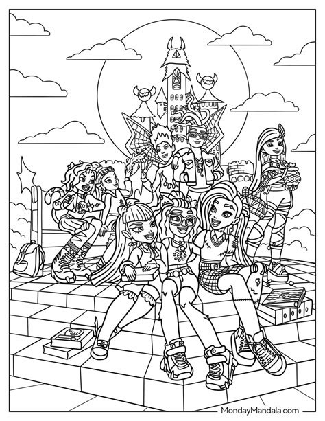 Monster High For Coloring