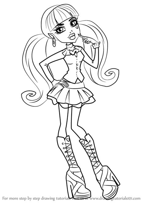 Monster High To Draw