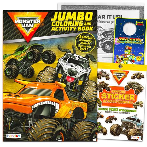 Monster Jam Coloring Book