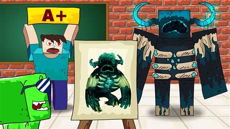 Monster School: Drawing - Minecraft Animation - video …