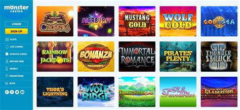 Monster Win casino Australia jackpots