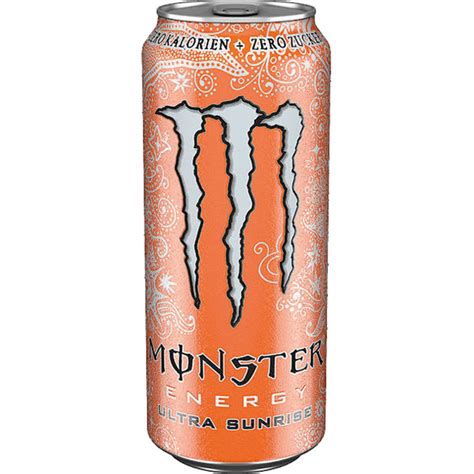 Monster energy ultra sunrise. Full flavor, zero sugar Monster Ultra Sunrise has 10 calories and zero sugar, but with all the flavor you're used to and packed with our sugar-free Monster Energy blend. Refreshing Taste: Light, crispy and refreshing with a taste all its own, Monster Ultra Sunrise offers a sparkling citrus and orange flavor. Ultra Sunrise is great for any occasion. 