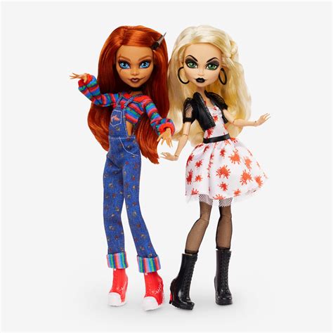 Monster high chucky doll. Following in the wake of dolls based on The Shining, Stephen King's IT, Beetlejuice, Gremlins 2, Elvira, and Annabelle, two more horror icons are joining Mattel's "Monster High" collection. 