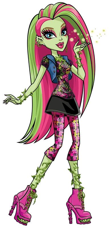 Monster high venus mcflytrap. Product Description. Introducing the newest adition to Monster High, Venus McFlytrap, a down-to-earth plant monster who is passionate about protecting the environment! Venus is styling with her colourful mesh top and multi-coloured locks! In addition to a scary-cool outfit, Venus McFlytrap doll comes with her creepy-cute pet Chewlian and ... 