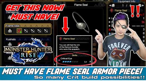 Monster hunter rise flame seal. Things To Know About Monster hunter rise flame seal. 