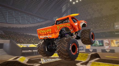 Monster Jam is a monster truck racing game based on the existing TV-show under the same name, which also incorporates a series of live events hosted by Live .... 