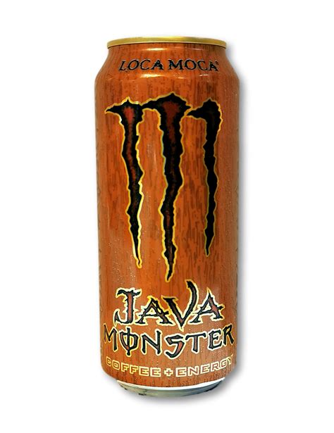 Monster java. Product Details. Mean bean Java Monster, premium coffee and cream brewed up with a killer vanilla bean flavor, supercharged with the Monster energy blend. No foam, extra hot, half-caf, no-whip, soy latte enough of the coffeehouse BS already; It’s time to get out of the line and step up to what’s next; coffee done the Monster way, wide open ... 
