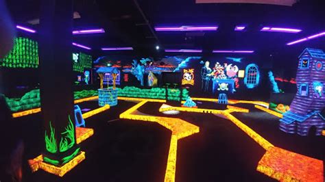 Mini golf prices. Little monsters - $12.00. Big monsters - $14.00. Seniors, military, and college students - $11.00 (with valid ID) Combinations: Monstrous mix - $19.00 for one round of mini golf and a $10 arcade game card. Terrific trio - $25.00 for one round of mini golf, $10 arcade game card and one laser tag game. 