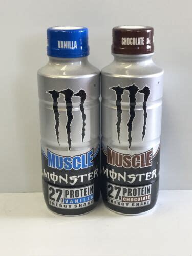 MONSTER MUSCLE ENERGY SHAKE 15oz PEANUT BUTTER FLAVOREDRARE & DISCONTINUEDYOU WILL RECEIVE 1 FULL CAN. THERE MIGHT BE MINOR DENTS ON THE CAN BUT NOTHING CRAZY.SKU 0114BWE SHIP WORLDWIDE. SHIPPING WITH