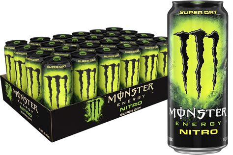 Monster nitro super dry. NITROUS TECHNOLOGY | Monster Nitro Super Dry is supercharged with our Monster Energy base, then injected with Nitrous Oxide for a smooth, unique texture, out of this world flavor and Big Bang Buzz. SUPER NITRO FLAVOR | Monster Nitro Super Dry boasts a citrus flavor, with a light and dry texture similar to fine champagne. 