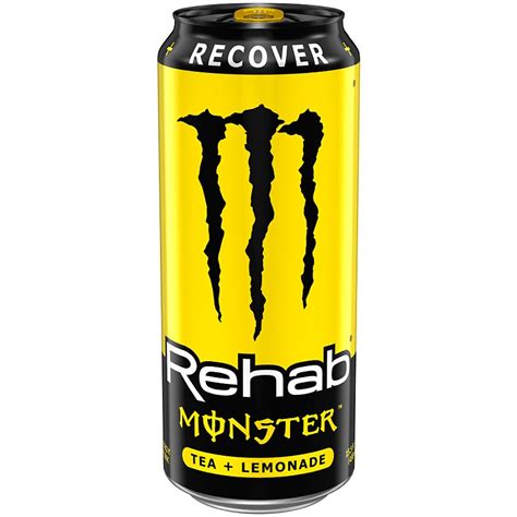 Pickup. Monster Rehab Energy Drink, Tea Plus Lemonade, (Pack of