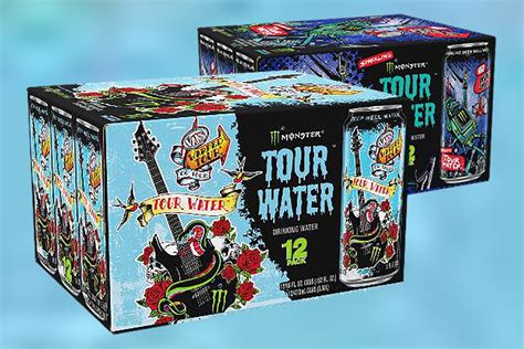 Monster tour water. Monster Tour Water is a refreshing water in a colorful can that was only given to athletes and musicians before. Now, it is available to everyone in still and sparkling versions, with a Vans Warped Tour … 