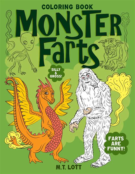 Read Online Monster Farts Coloring Book By Mt Lott