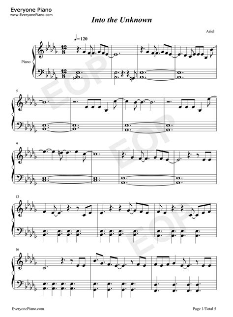 MonsterFrozen Musical OST Stave Preview EOP Online Music Stand