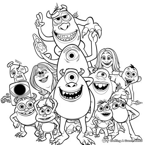 Monsters Inc Coloring Pages Monsters Inc Coloring Pages Best