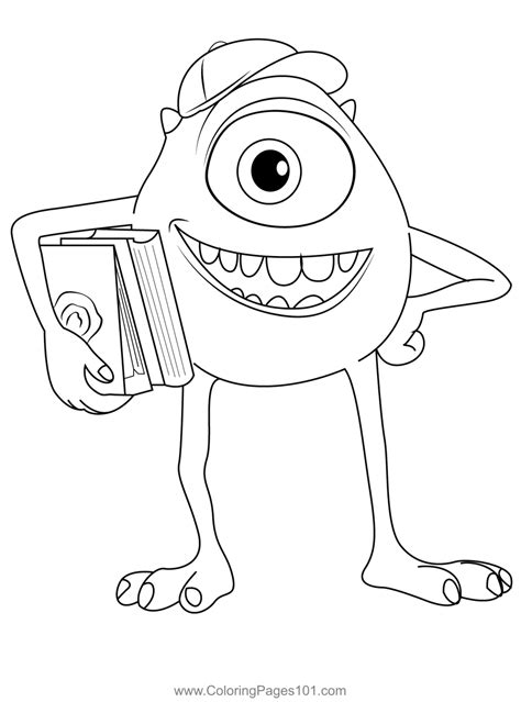 Monsters University Coloring Pages Coloring Home