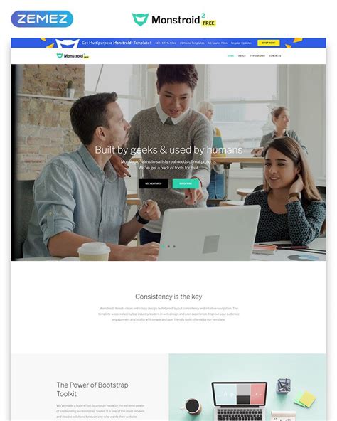 Monstroid2 Free Version Html Website Template