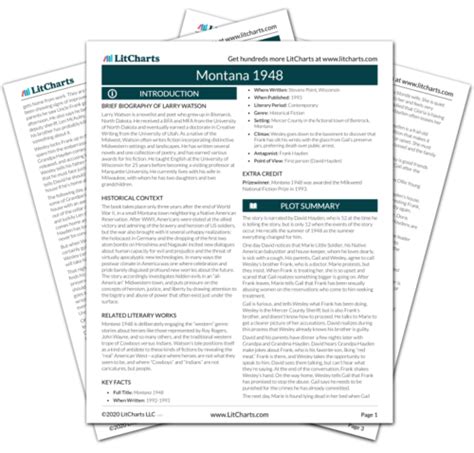 Montana 1948 Character Analysis LitCharts