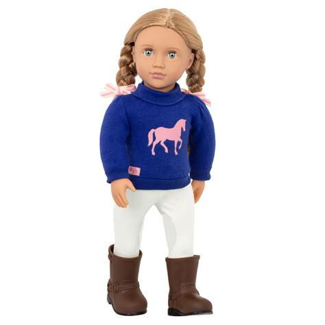 Montana Faye 18-inch Riding Doll Blonde Hair Our Generation