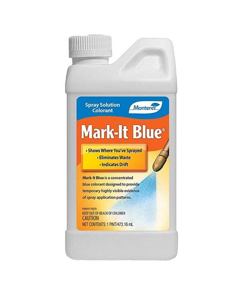 Monterey LG1142 Spray Solution Colorant Mark-It Blue Dye, 15.9 …