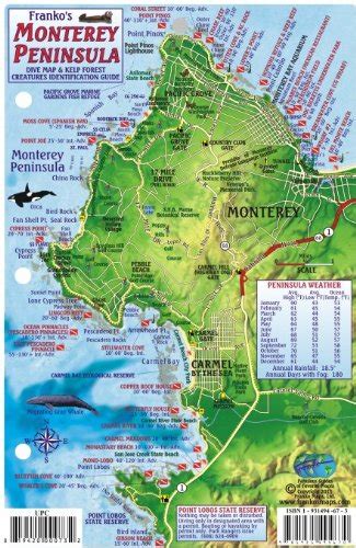Monterey peninsula dive map reef creatures guide franko maps laminated. - Epson stylus pro 9000 service manual.