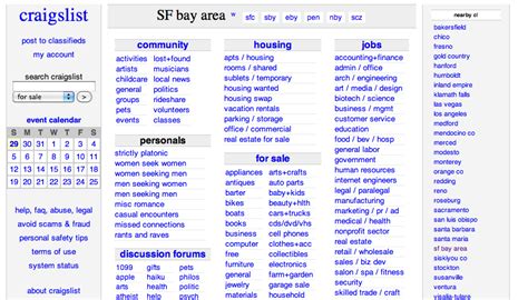 While Craigslist is known for its traditional classified listings, many people used Craigslist to find local dates, casual meetings, and more. The platform was simple to use, and best of all, it ....