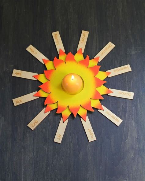 Montessori Birthday Sun Printable