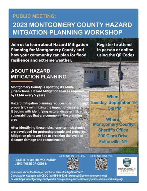 Montgomery County to host hazard mitigation workshop