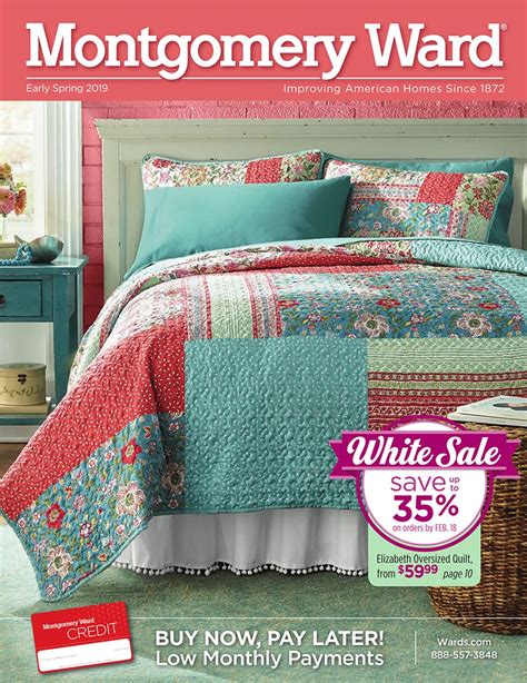 Montgomery ward online shopping. Montgomery Ward Color Connection Reversible Loveseat Cover, Couch ... Woot! Nothing wakes up bedrooms faster than colorful, luxurious new comforters and bedspread sets, and we’re proud to offer you hundreds of bedding sets and high-quality comforters on credit! Whether you choose a timeless chenille bedspread, … 