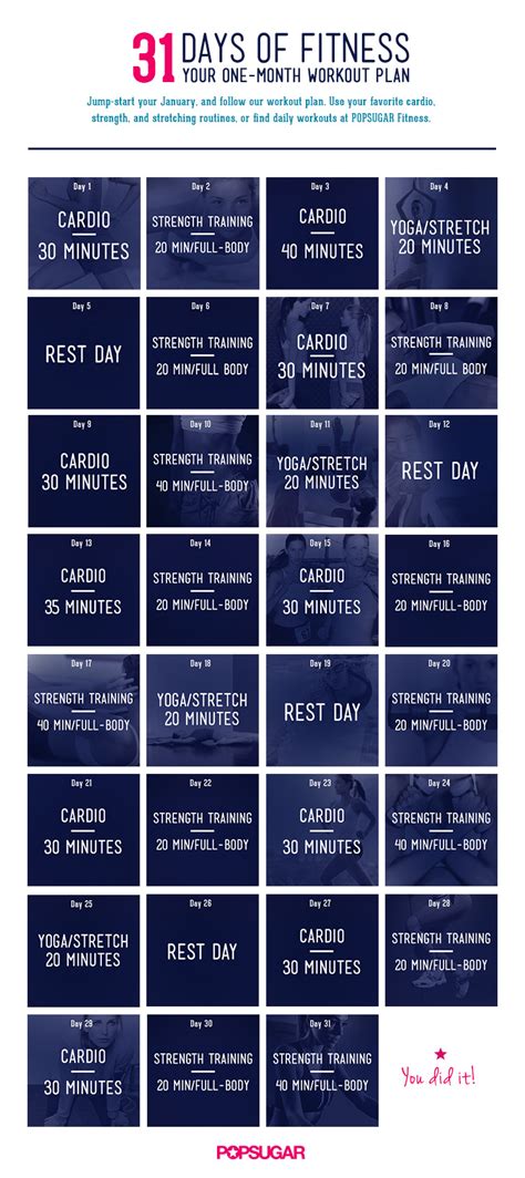 Month by Month Fitness Tips to Get Stay Fit in 2013 Exercise Routin 