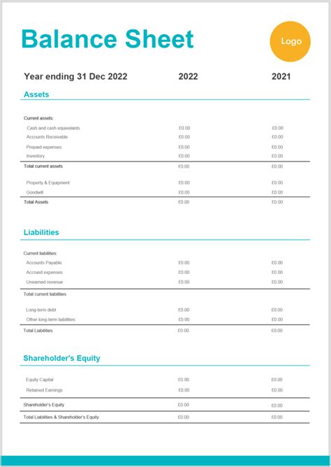 Monthly Balance Sheet Excel Template Template 2 Resume Examples 