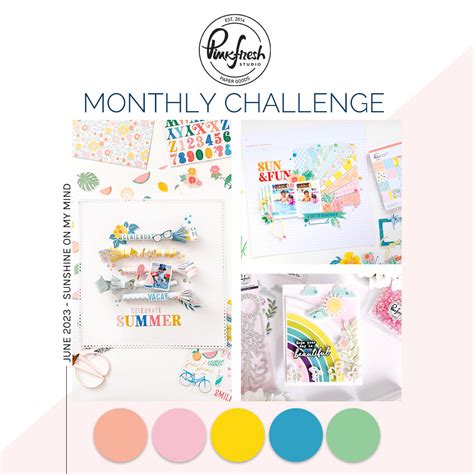 Monthly Challenges – Pinkfresh Studio