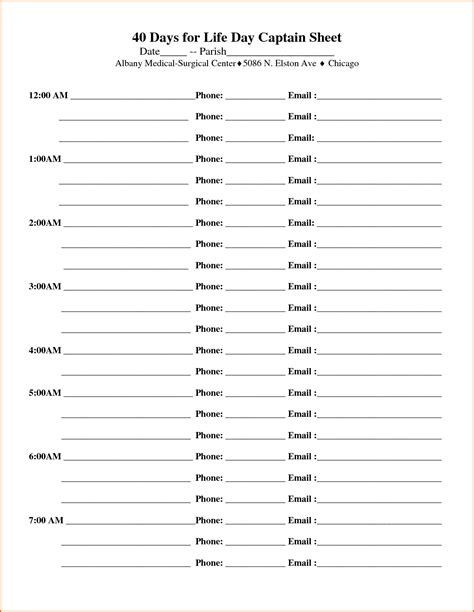 Monthly Sign Up Sheet Templates Example Calendar Printable