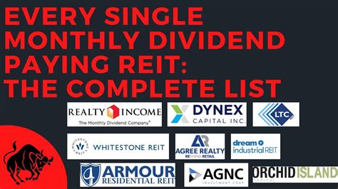 Monthly reit. To gain exposure to the monthly dividend income stream, one can invest in monthly dividend-paying stocks, ETFs or mutual funds. View more View less As of 12/04/2023. Typically, stocks and funds pay dividends on a quarterly or semi-annual basis. However, there is a segment of firms that opt to pay their dividends on a monthly basis. … 