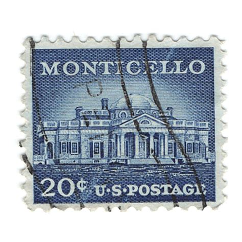 20¢ Monticello Liberty Series Issue Date: August 26, 1956 City: Chicago, IL Printed By: Bureau of Engraving and Printing Printing Method: Rotary press (wet and dry printings) Perforations: 10.5 x 11. 