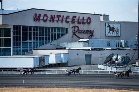 Online wagering on horse racing, harness and greyhounds. Over 400 tracks simulcast worldwide. American and legal. Menu ... Monticello Raceway [H] 07:00 PM: Mountaineer [T] 10:35 PM: Murray Bridge Racecourse (AUS) (T) [T] 09:00 PM: ... Toll Free: 800.497.6193 Email: customerservice@dayatthetrack.com. Information. 