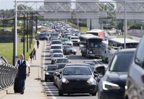Montreal airport moves to reduce car congestion after traffic backups
