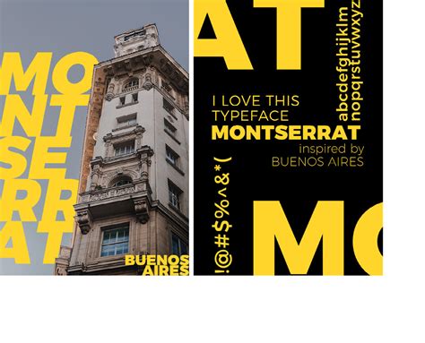 Montserrat typeface. Montserrat is a geometric sans-serif typeface designed by Argentinian designer Julieta Ulanovsky. The design was inspired by signage from her historical Buenos Aires neighborhood of the same name. Montserrat is often mentioned as the closest free alternative to Gotham and Proxima Nova , however, in my opinion it’s a much more distinctive ... 
