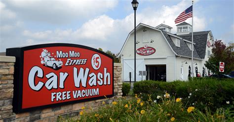 Moo car wash. This Moo Moo car wash is the nicest I have ever seen, and can handle a line of vehicles quickly beca use of it's extended area and helpful staff. Best in Columbus, and their willingness to help people is second to none. … – show. 0 0. Reply. Company's official reply. 