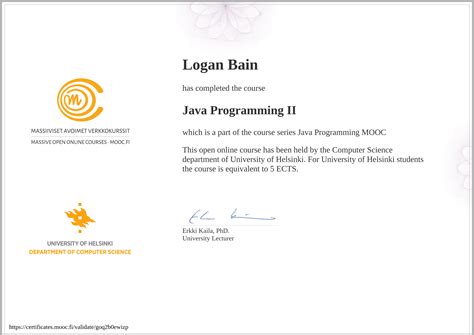 Mooc java. r/learnjava. r/learnjava. • 6 yr. ago. SoulSyn. I have done it!! (MOOC Review) I haven't really done much except for finnish (see what I did there) the Helsinki MOOC for Object Oriented programming. I must say that this was a very long journey but I learned so much. I think that this, in my personal experience was the best learning experience ... 