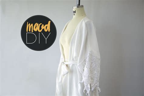 Mood DIY How to Draft a Bridal Robe Pattern
