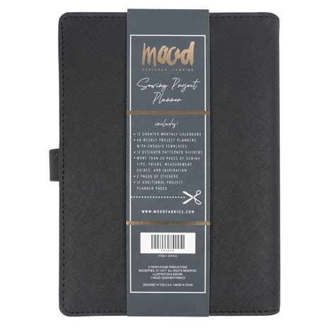 Mood Designer Sewing Planner - 5.875" x 8.25", A5, Undated