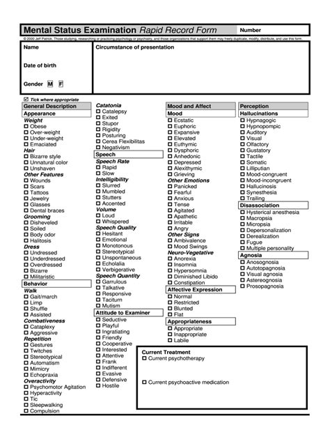 Mood and Affect List PDF Form Fill Out and Sign Printable PDF