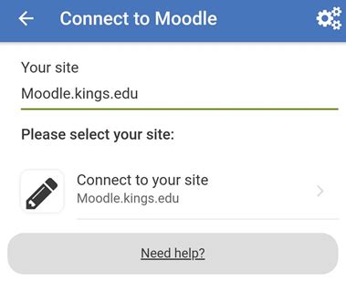 Moodle/Open LMS App – King