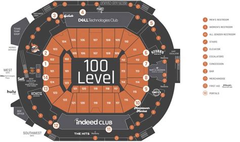 Moody center seating chart. On the Moody Center ATX seating chart, sections 101-124 make up the Lower Level. Rows and Seat Numbers For most events Lower Level sections will have roughly 20 rows of seats with Row A at the front and an entrance at the top row. When looking towards the floor from these sections, Seat 1 is on the right aisle. 