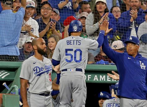 Mookie Betts sparks Dodgers rally in return to Fenway as Red Sox lose 7-4
