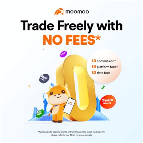 Commission card/coupon ; Cash coupons ; Promotions. Terms and conditions: Welcome Bonus (1021-1231) Transfer In Promotion (June 26-July 31) TSLA: Up or Down event T&C (July 17-July 20) Welcome Bonus (April 1-April 30) Fee Schedule. Moomoo Financial Inc. Fee Schedule for U.S. Residents; ADR Fees; Moomoo Financial Inc. Fee Schedule for …
