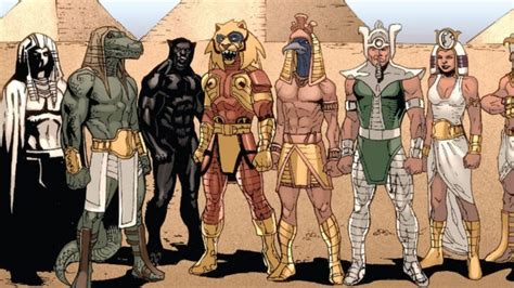 Moon Knight and Other Egyptian Characters in Marvel Comics