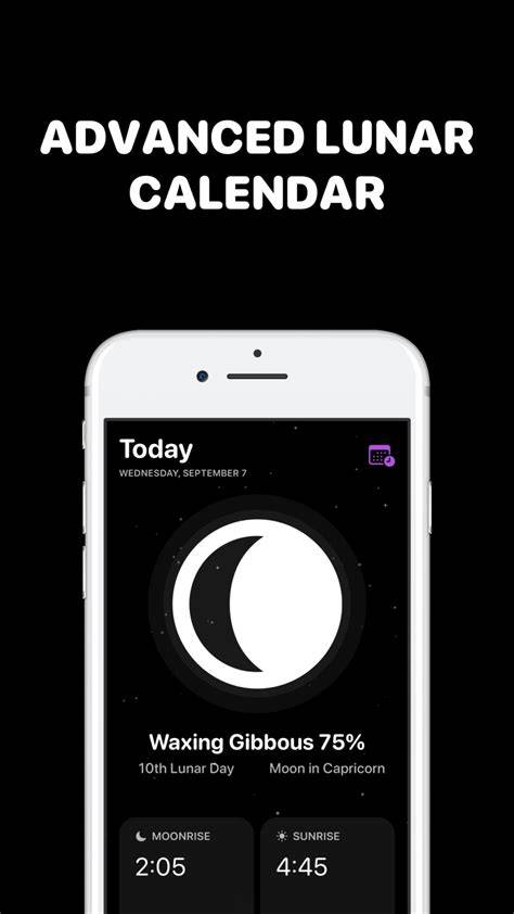 Moon Phase Calendar App