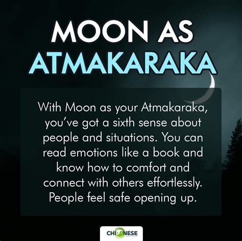 Moon atmakaraka man.  They should learn to sing or learn a The Moon cannot...